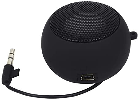 Fegtrtyoa Mini Speaker Portable Rechargeable Travel Speaker with Aux Input Wired 3.5mm Headphone Jack