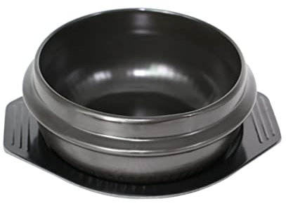 Amosfun 1 Set Casseruola Antiaderente in Ceramica Pentola per Bibimbap Pentola per Brasare Pollo per Zuppa per Bibimbap