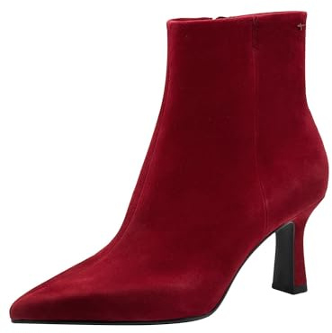 Tamaris Bottines à talon pour femme 1-25358-45 - Rouge - 38 EU, rouge, 38 EU