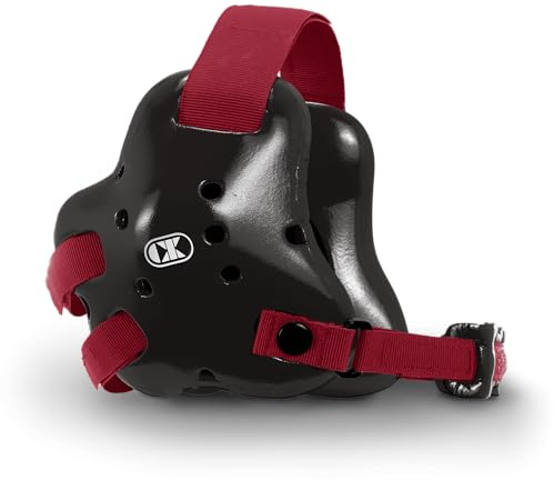 Cliff Keen Fusion Headgear (Black/Cardinal)