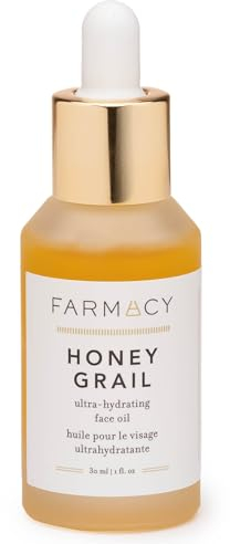 Farmacy Honig Grail Feuchtigkeitsspendende Gesichtsöl-Feuchtigkeitscreme für trockene Haut, feine Linien & Falten mit Hagebutten- und Sanddornöl