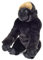 Teddy Hermann 92943 Berggorilla sitzend 35 cm, Kuscheltier, Plüschtier mit recycelter Füllung