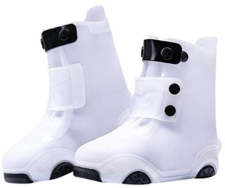 Rain Shoe Covers | Rain Boots Shoe Covers For Boys And Girls | Reusable Galoshes Overshoes Bog (D, 11 Little Child)