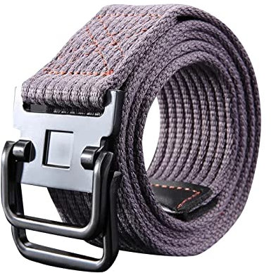XIUH Kürzbar Stoffgürtel Segeltuch-GürtelDehnbarer, einfarbiger Flecht-Gürtel Faux-Leder Gürtel für Damen und Herren Canvas Arbeitsgürtel mit Strapazierfähiger