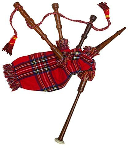 TC Baby Mini Spielzeug Dudelsack Rosenholz Junior Spielbar Beste für Kinder Dudelsack Abdeckung & Schnurfreies Schilf (Royal Stewart)