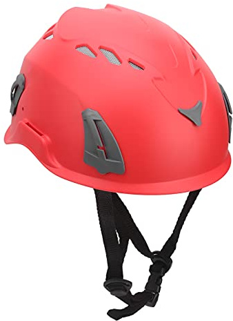 Aramox Outdoor Helmet, GUB D8 Rock Climbing hard hat Helmet Outdoor Safety Head Guard Adjustable Helmet for Mountaineering Climbing Helmet (Red)