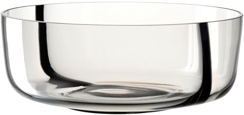 LEONARDO HOME ALVEO Schale • 1 Stück • Für Salat, Snacks und Desserts • Dekorative Servierschale • Für jede Situation • Edles Wohnaccessoire • Stilvolles Designobjekt • Höhe 10 cm • taupe • 055230