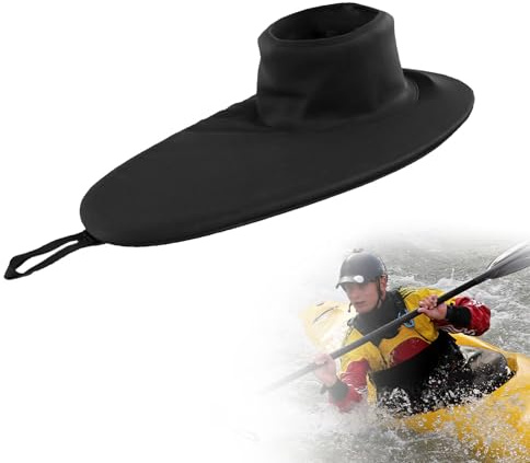 GXSJCHW Verstellbarer Kajak-Spritzschutz aus Neopren, wasserdichte Kajak-Spritzdecke & Cockpit Abdeckung bis 90x52 cm, Elastischer Bund, Paddle-Schläger-Schutz, Kayak Accessories, Leicht & Langlebig