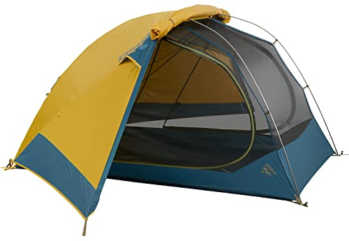 Kelty Far Out Backpacking Tent + Tent Footprint Package, 2 or 3 Person Capacity, Backpacking Starter Kit and Camping Shelter, Stuff Sack Included (2 Person)