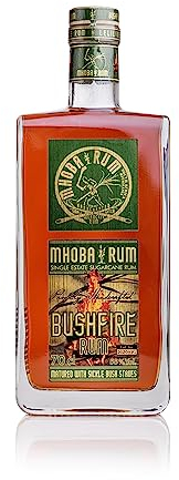 MHOBA Bushfire - Rhum - 55% Alcool - Origine : Afrique du Sud - Bouteille 70 cl