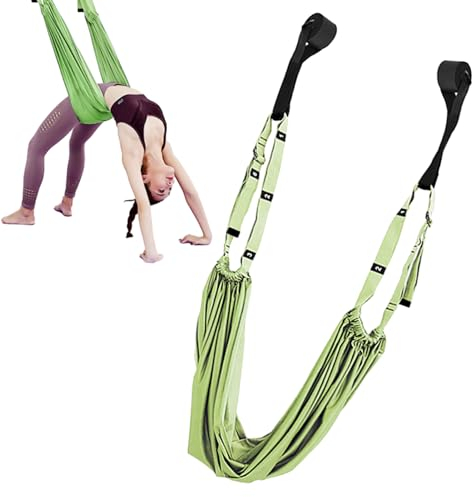 Uozonit Yoga Stretch Gurt Yogagurt Beinstretcher Stretching Band Dehnungsband, Höhenverstellbar Anti-Schwerkraft Inversionsübungen Türflexibilität Zugtrainer Für Reha Pilates Dance Spagat