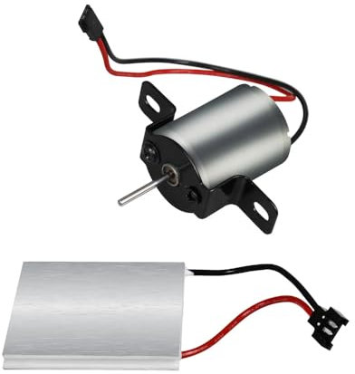 DollaTek Moteur de Remplacement de Ventilateur de Cheminée avec Générateur d'électricité Accessoires de Ventilateur de Poêle à Chaleur pour Ventilateur de Poêle à 4 Pales à Bois/Bois