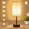 YOIZO Bedside Lamps Cordless Rechargeable Table Lamp Dimmable, 5000mAh Battery Operated Lamp with with LED Bulb, Small Touch Table Lamps for Living Room, Bedroom, Indoor - Black