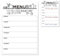 Magnetic Meal Planner for Fridge A4 Weekly Food Planner Board Family Magnet Dry Erase Meal Prep Whiteboard Menu Planning List Wipe Board Refrigerator Menu Board for Kitchen Office