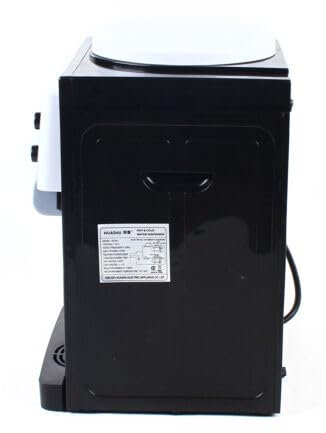 Dispensador de agua de mesa, modelo frío con hielo, blanco europeo, dispensador eléctrico de agua caliente y fría para uso doméstico en la oficina (enchufe europeo 220 V)