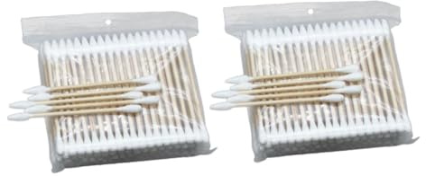 TOVINANNA Cotons-tiges Multifonctions 400 Pièces Double Pointe Petites Tailles Pour Maquillage Bébé Soins Hygiéniques Usage Quotidien
