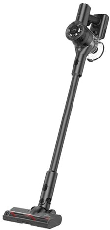 Lafe Aspiradora Vertical inalámbrica PowerGlide, 200 W, Motor BLDC, 22 kPa, filtración multiciclónica, Cepillo eléctrico 2 en 1, LED, batería de 2200 mAh, autonomía de 35 Minutos, aspiradora Vertical