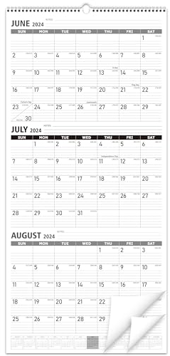 GuassLee Wall Calendar 2026, 12 Month Wall Calendar 2026 Vertical Runs From Jan 2026 to Dec 2026, 26x12 Large Monthly Planner Wall with Big Numbers for Home Office Planning & Scheduling
