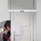 Dooricade Barre de porte de sécurité (Blanc – très résistante) Utilisation comme barre de sécurité de porte – Serrure de renfort de porte, protège la sécurité de l'ensemble de la porte – Convient aux