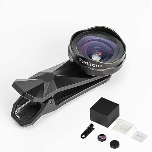 7artisans Mobile Phone Wide-angle Lens Compatible for iPhone4/iPhone5/iPhone6/iPhone7/iPhone8/iPhoneX