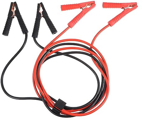 UKCOCO 3m Cavo Emergenza Cavo Alimentazione Per Batteria Per Auto Realizzato in Rame e Alluminio Resistente Al Freddo Temperature Adatto Per Auto Camion e Veicoli Elettrici