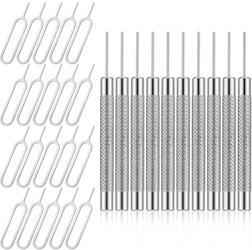 Jnchdghwa 30Pz Strumento di Rimozione Sim Card Strumento Sim Ejector Strumenti di Rimozione Sim per Telefono Strumenti Bave per Tutti I Cellulari