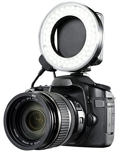 Canon EOS 5D Mark IV Dual Macro LED Ring Light/Flash (Includes Necessary Adapters/Rings for Mounting)