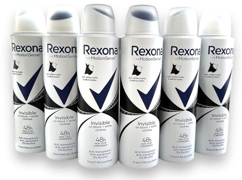 6 x REXONA Women Deospray Invisible Diamond - 150 ml