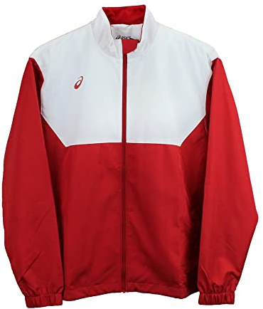 ASICS Upsurge Jacket, Red/White, Medium