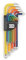 INBUS® 73830 Winkelschraubendreher Set (Zoll) 13tlg, 0.05–3/8, mit ColorGrip bunt & Kugelkopf — Made in Germany