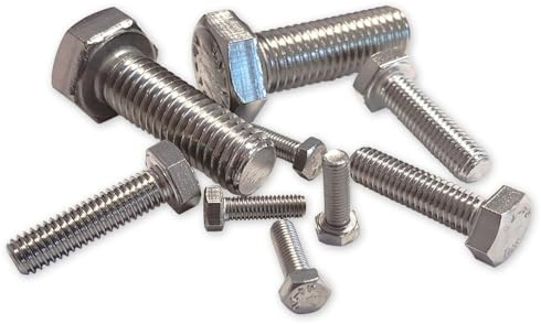 Schrauben Bolzen 5 x 16 DIN 933 6 Stück Edelstahl A4-50 Bolzen