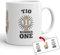 Kembilove Taza el Mejor Tío del Mundo – Taza con Mensaje Tío Number One – Regalo Hermana Original – Regalos Originales para cuñados – Tazas Originales Familiares