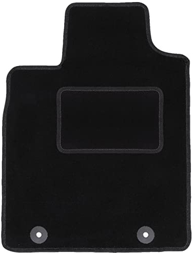 Wielganizator Automatte – Passend für Dacia Sandero II Fließheck, Stepway 2013-2019 – Velours – Autozubehör - Auto Fußmatten – Fußmatte Auto – 1-teilig - schwarz
