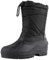 Knixmax Herren Winterstiefel Warme Gefüttert Winterschuhe Schneestiefel Wasserdicht Rutschfest Sohlen Leichte Outdoor Winter Stiefel Schwarz 42EU