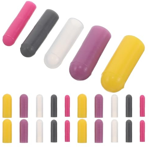 SOIMISS Protezione in Silicone per Cerniere Asciugatrice e Lavatrice, Copri Cerniere Antigraffio per Indumenti, 25 Pezzi 5 Dimensioni Diverse, Facile da Pulire e Protegge Cestello