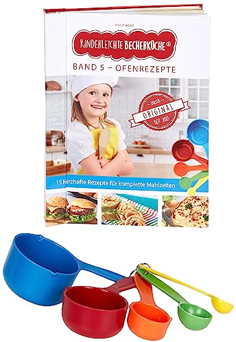 Kinderleichte Becherküche Band 5: Ofen-Rezepte für die ganze Familie, Kochset inklusive 5 bunten Messbechern: Backset inkl. 5-teiliges Messbecher-Set: ... Original aus Die Höhle der Löwen