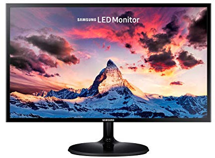 Samsung S24F350FH Monitor 24 Full HD, 1920 x 1080, 60 Hz, 5 ms, D-Sub, HDMI, Pannello PLS, Nero