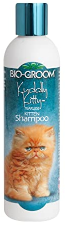 Bio-Groom Kuddly Kitty - Sanftes Katzenshampoo - Hinterlässt das Fell weich und sauber - Tränenfrei - Frei von Parabenen und künstlichen Verdickungsmitteln - Konzentrat 1:2 (Verdünnt 708 ml) - 236 ml