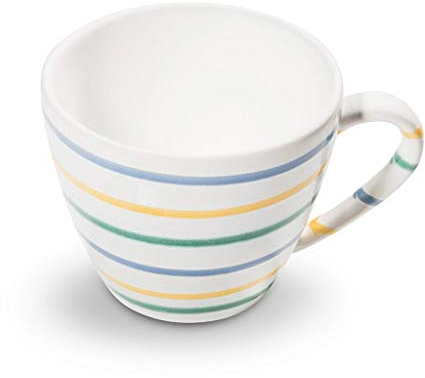 GMUNDNER KERAMIK Kaffeetasse Gourmet Füllmenge : 0.2 Liter Buntgeflammt Geschirr, handgemacht in Österreich