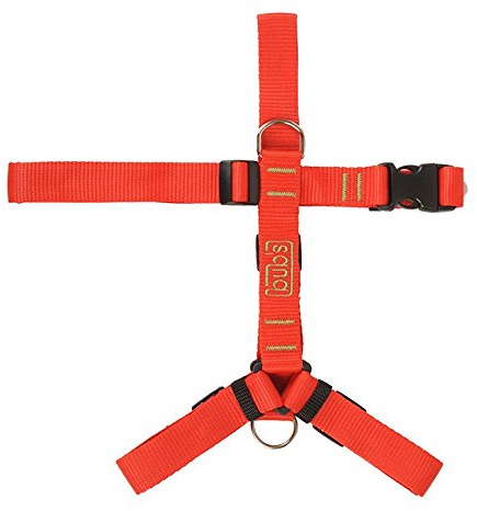 bub's Not Pull - arnés para Perro Grande/Mediano Sistema Anti tirón (Comprobar tamaño: Cuello 43 a 74 cm Pecho 59 a 94 cm) Color Rojo