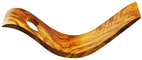 Support à Bouteille de vin en Bois d'olive dans 2 Formes différentes, Grain/Naturel