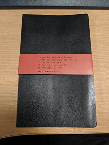 Moleskine. Address Book Soft Light Large Size Lined with Alphabetical Index