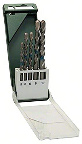 Bosch 2 609 255 417 - Juego de 5 brocas para hormigón