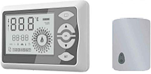 COATI - Termostato Digital Portátil, Programable, Compatible con Sistemas de Calefacción, Rango de Temperatura 5º a 35º, Modo Automático, Programa, Manual y Anti-congelante, Color Blanco