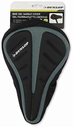 DUNLOP Sport - Abdeckung für Fahrradsattel - Satteldecke mit Gel Schwarz