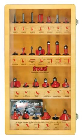 Freud 92-100 26 Piece Artisan Router Bit Set