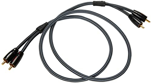 AudioQuest Tower Audiokabel, 2 x RCA auf 2 x RCA, Schwarz, Kupfer, 1 m