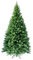 RS Trade HXT 1101 Colorado-Mix 210 cm künstlicher PVC Weihnachtsbaum (Ø ca. 121 cm) 1160 Spitzen - Schnellaufbau Klappsystem, schwer entflammbar, unechter Tannenbaum inkl. Metall Christbaum Ständer