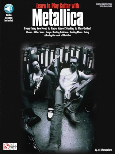 Learn to Play Guitar with Metallica | Guitar Method Book with Online Audio | Rock and Metal Songbook with Tablature and Instruction | Play 30 Metallica Guitar Riffs and Solos | Beginner/Intermediate