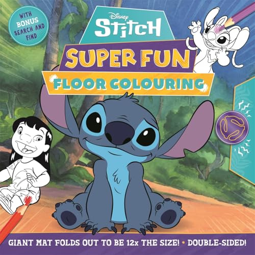 Disney Stitch: Super Fun Floor Colouring (Folds out to 12x the size!)